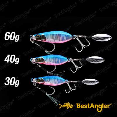 Jackall Big Backer E-Blade W 30g Blue & Pink
