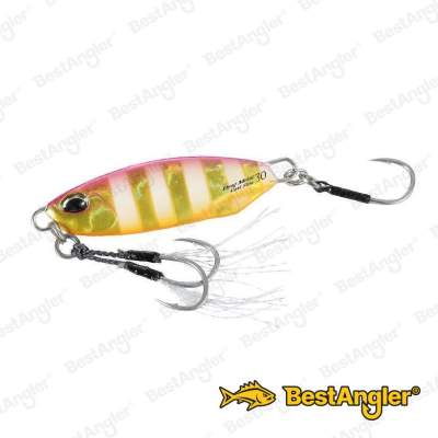 DUO Drag Metal Cast SLOW 15g Pink Gold Zebra Glow PDA0045 - DUO Drag Metal Cast SLOW (foto s háčky, barva Pink Gold Zebra Glow)