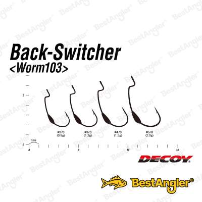DECOY Worm 103 Back Switcher #2/0 - 813409