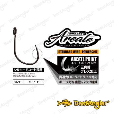 DECOY AT-31 AREATE Hook Standard Wire #6 - 836330