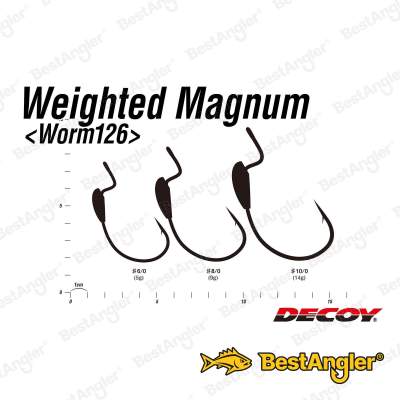 DECOY Worm 126 Weighted Magnum #10/0 - 401743