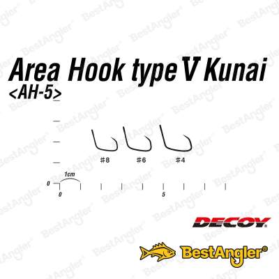 DECOY Area Hook Type V Kunai #6 - 812815