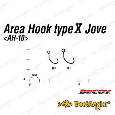 DECOY Area Hook Type X Jove #6 - 827550
