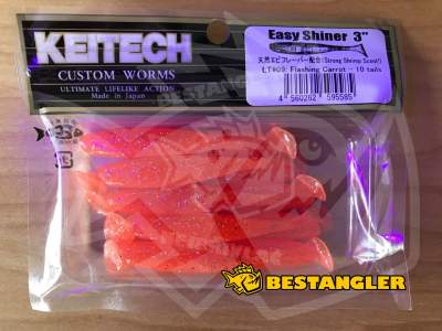 Keitech Easy Shiner 3" Flashing Carrot - CT#08 - UV