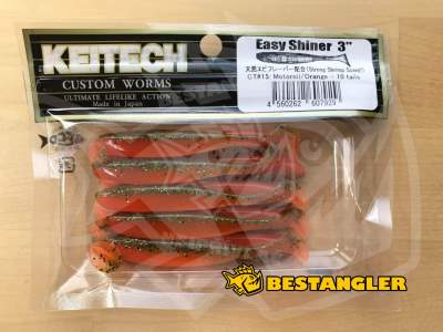 Keitech Easy Shiner 3" Motoroil / Orange - CT#15