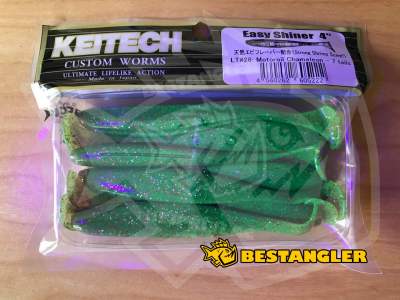 Keitech Easy Shiner 4" Motoroil Chameleon - LT#26 - UV