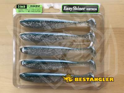 Keitech Easy Shiner 5" Hasu (Silver Shiner) - #431