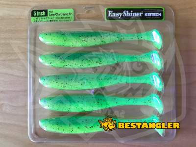 Keitech Easy Shiner 5" Lime Chartreuse PP. - #468 - UV
