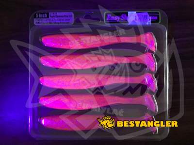 Keitech Easy Shiner 5" Purple Chameleon / Silver FLK - LT#33 - UV