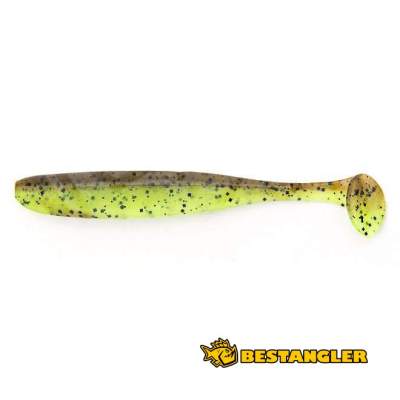 Keitech Easy Shiner 3" Green Pumpkin Chartreuse - #401