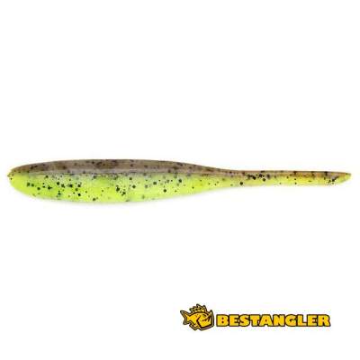 Keitech Shad Impact 3" Green Pumpkin Chartreuse - #401