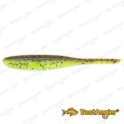 Keitech Shad Impact 3" Green Pumpkin Chartreuse