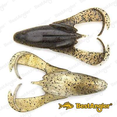 Keitech Noisy Flapper 3.5" Green Pumpkin Frog - #465