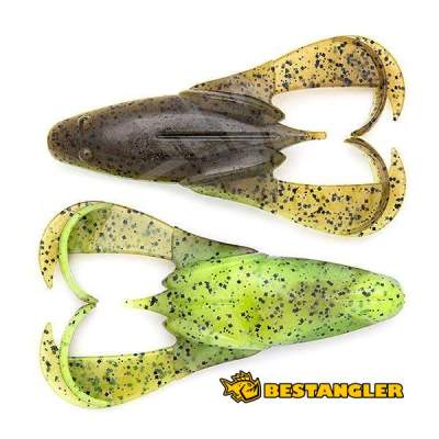 Keitech Noisy Flapper 3.5" Green Pumpkin Chartreuse