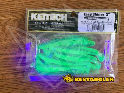 Keitech Easy Shiner 3" Purple Chartreuse - BA#03 - UV