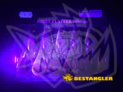 Keitech Noisy Flapper 3.5" Delta Craw - #407 - UV top side
