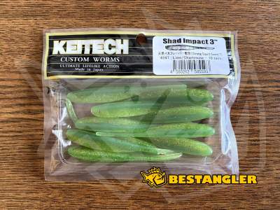 Keitech Shad Impact 3" Lime / Chartreuse - #424