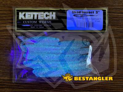Keitech Shad Impact 3" Hasu (Silver Shiner) - #431