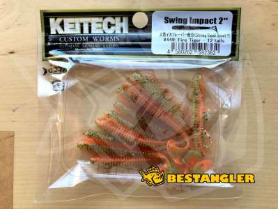 Keitech Swing Impact 2" Fire Tiger - #449