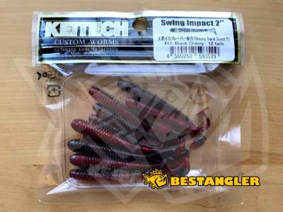 Keitech Swing Impact 2" Black Cherry - #411