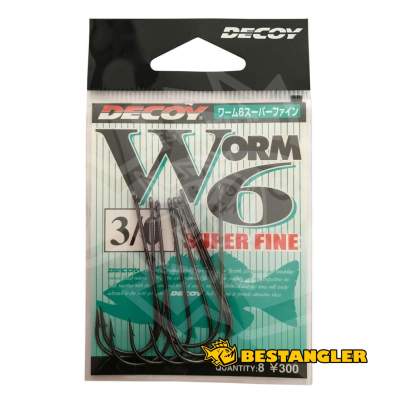 DECOY Worm 6 Super Fine #3/0 - 800553