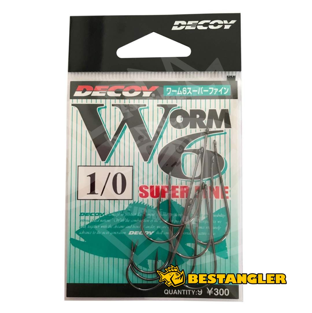 DECOY Worm 6 Super Fine #1/0 - 800539