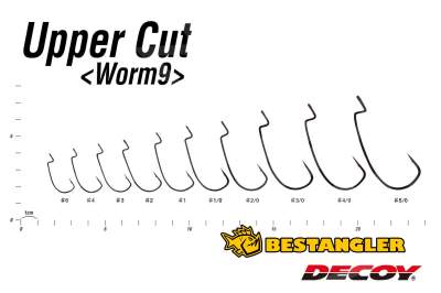 DECOY Worm 9 Upper Cut #4 - 802007