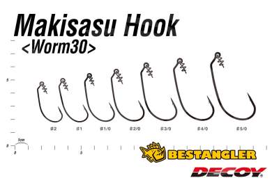 DECOY Worm 30 Makisasu Hook #2/0 - 829004