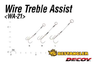 DECOY stingery Wire Treble Assist #S - 407356
