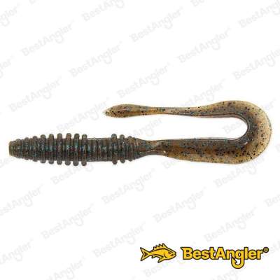 Keitech Mad Wag 3.5" Green Pumpkin PP. Blue