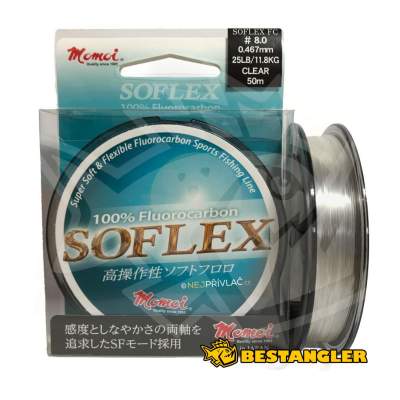 Momoi SOFLEX fluorocarbon 0.165 mm 2.7 kg - #1.0