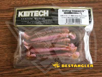 Keitech Swing Impact 3" Motoroil / Pink - CT#16