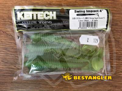 Keitech Swing Impact 4" Lime / Chartreuse - #424