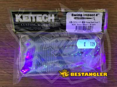 Keitech Swing Impact 4" Sexy Shad - #426 - UV