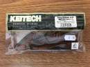 Keitech Easy Shiner 4.5" Green Pumpkin Fire - #438