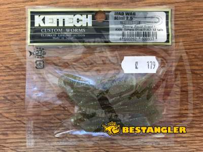 Keitech Mad Wag 2.5" Sahara Olive FLK. - #309