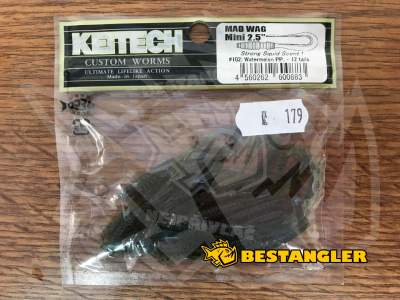 Keitech Mad Wag 2.5" Watermelon PP. - #102