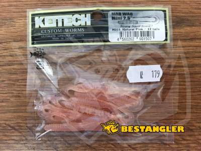Keitech Mad Wag 2.5" Natural Pink - #011