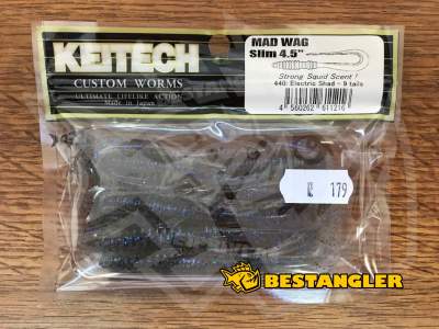 Keitech Mad Wag 4.5" Electric Shad - #440