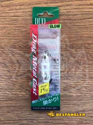 DUO Drag Metal Cast SLOW 15g Zebra Glow PDA0101