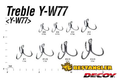 DECOY Treble Y-W77 #1/0 - 813645