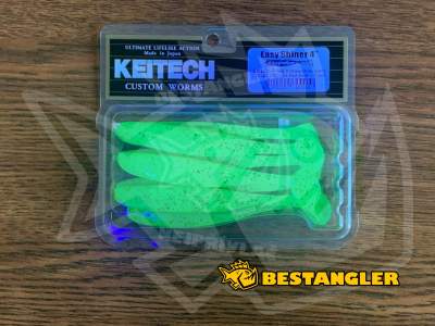 Keitech Easy Shiner 4" Chart Red Gold - LT#56 - UV