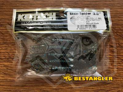 Keitech Little Spider 3.5" Bluegill Flash - #418