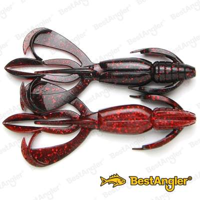 Keitech Crazy Flapper 3.6" Black Cherry