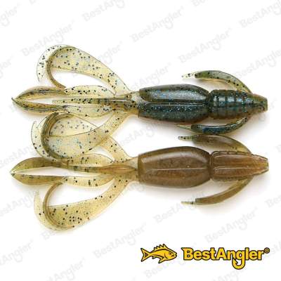 Keitech Crazy Flapper 3.6" Green Weenie Blue - #403