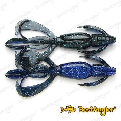 Keitech Crazy Flapper 4.4" Black Blue