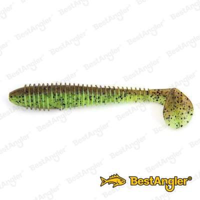 Keitech FAT Swing Impact 5.8" Green Pumpkin Chartreuse