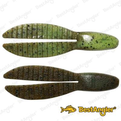 Keitech Flex Chunk Medium Green Pumpkin Chartreuse