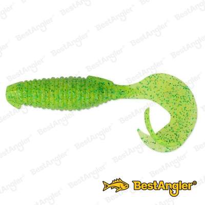 Keitech Flapper Grub 4" Lime / Chartreuse