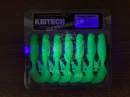 Keitech Flapper Grub 4" Lime / Chartreuse - #424 - UV
